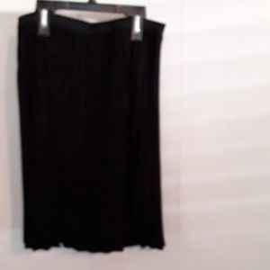 Black Pleated Skirt